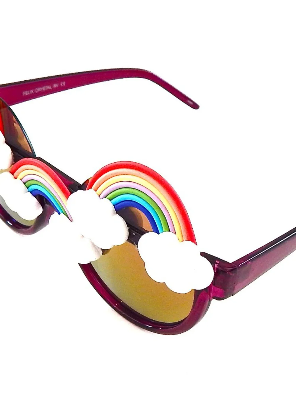 GASOLINE GLAMOUR FANTASIA ACID PEEKABOO SUNGLASSES 🌈🌈🌈
